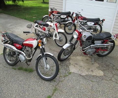 1970 cb450 cl72 cd175 cl450 sl350 cb750 cl77 cl350 cb350 xs650 ca77 -