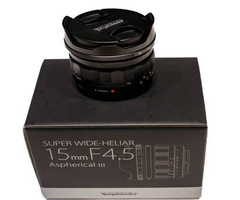 Sony Lens -Voigtlander 15mm f/4.5 Super Wide-Heliar III