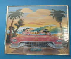Mick 'n Min  Disney  Cadillac Convertible