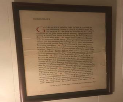 Max Ehrmann Poem Vellum Paper 1950s