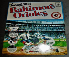 Today's 1971 DELL MLB Stamps Album BALTIMORE ORIOLES (3) HOF 2 Robinso