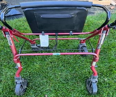 Walker With Seat and Brakes