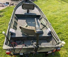 13' Aluminum fishing boat