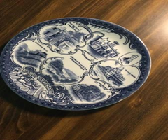 Old happens ferry plate from england