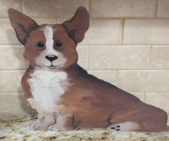 Cute Wood Corgi