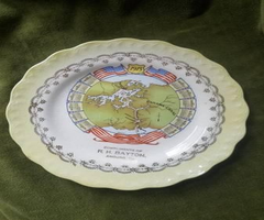 Panama Canal Calendar Plate 1915 Amburg, VA