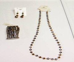 @ NECKLESS, BRACELET, EARRINGS @
