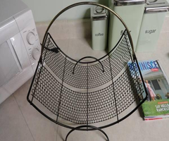 Magazine holder with Books and Magazines