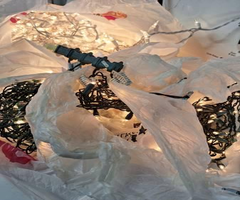 4 foot Christmas tree and decor