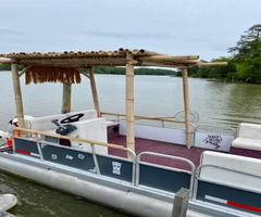 16 Pontoon boat- new motor