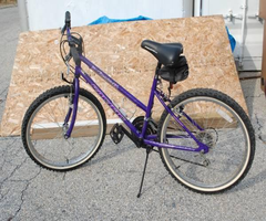 Girl's Purple Bike 24" Tires