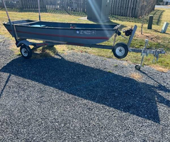 12 foot Jon Boat and Trailer