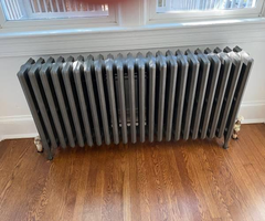Five Pristine Cast iron radiators