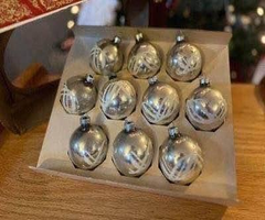 Christmas Shop Rare Atomic Sound Wave Shiny Brite Ornaments