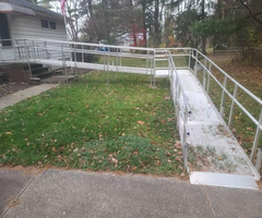 Aluminum Wheelchair Handicap Ramp, 35' Ramp, w/ 2 Platforms