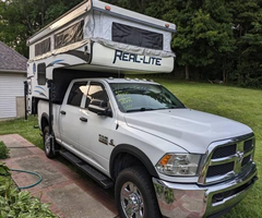 2019 Forest River Palomino Real-lite truck camper deer hunting