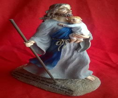 Jesus Figurine plus Rosary Cassette Tape (sealed)