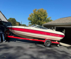 1995 Stingray zp586 with wakeboard tower