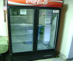 Vintage late 80's early 90's COCA COLA refrigerator