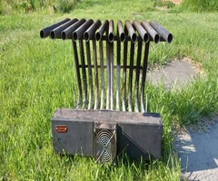Fire Grate with Blower (heat exchanger)