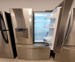 Kenmore 30in Stainless Steel French Door Refrigerator Used Good Condition With 9