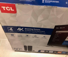 50-in TCL 4K TV (OBO)