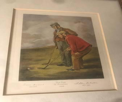Golf Print Antique