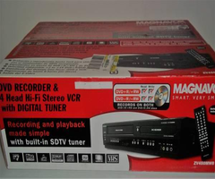 Magnavox VCR & DVD Combo BRAND NEW - Model ZV450MW8 - Cross Recordings