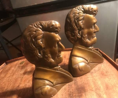 bronze Lincoln stands