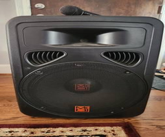 15'' 3000 W Amp/2 way bluetooth speaker