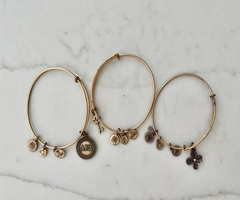 3 Alex and Ani (+) Energy vibe bracelets