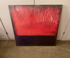 Abstract Rothko Red & Blue Canvas/Painting